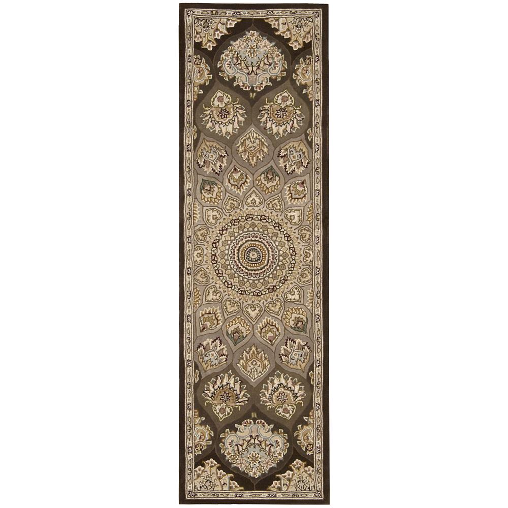 Nourison 2318 Nourison 2000 5 Ft. 6 In. X 8 Ft. 6 In. Rectangle Rug in Brown